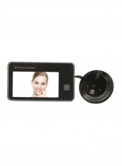Wireless Digital Peephole Door Viewer Doorbell Black