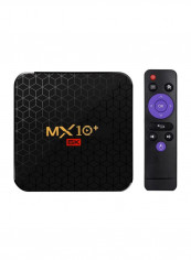 MX10 Plus Smart Android 9.0 TV Box With Remote Control MX10 Plus Black