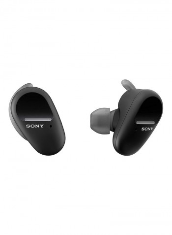 Renewed - True Wireless Noise Cancelling In-Ear Headphones Black