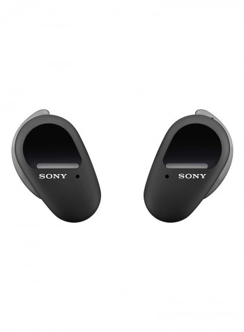Renewed - True Wireless Noise Cancelling In-Ear Headphones Black