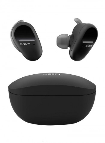Renewed - True Wireless Noise Cancelling In-Ear Headphones Black