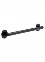 Concealed Mounting Grab Bar Black 24inch