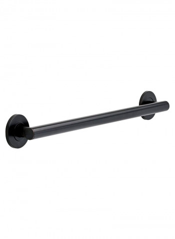 Concealed Mounting Grab Bar Black 24inch