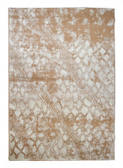 Hanan Collection Contemporary Printed Carpet Beige/White