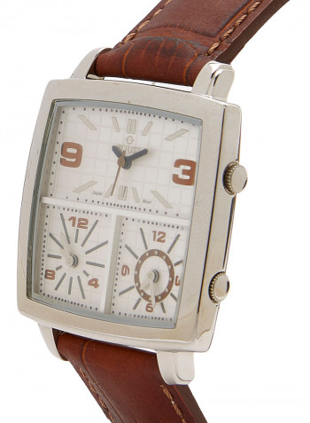 Sirus Leather Analog Watch EQS7090013B