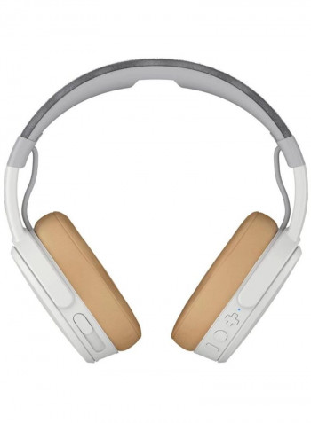 Crusher Wireless Over-Ear Headphones With Microphone Grey/Tan