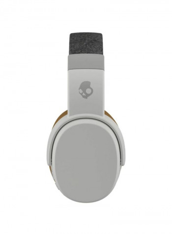 Crusher Wireless Over-Ear Headphones With Microphone Grey/Tan