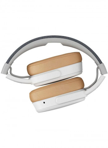 Crusher Wireless Over-Ear Headphones With Microphone Grey/Tan