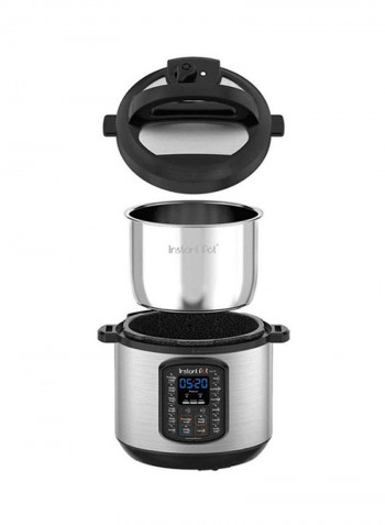 Quart Multi-Use Pressure Cooker 5.7L with 14 Smart Programs and 10 proven Safety Mechanisms 5.7 l Duo SV60 Silver/Black