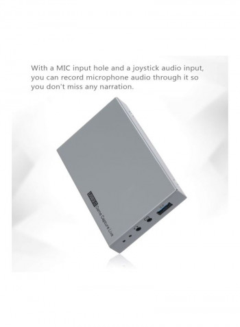 USB Video Game Capture Box ezcap/269 Grey