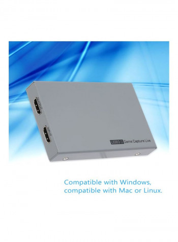 USB Video Game Capture Box ezcap/269 Grey