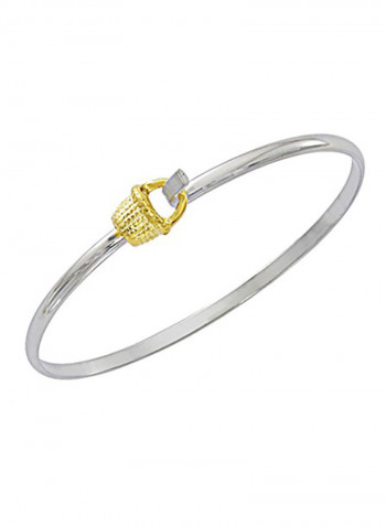 Basket Latch Cuff Metal Bracelet