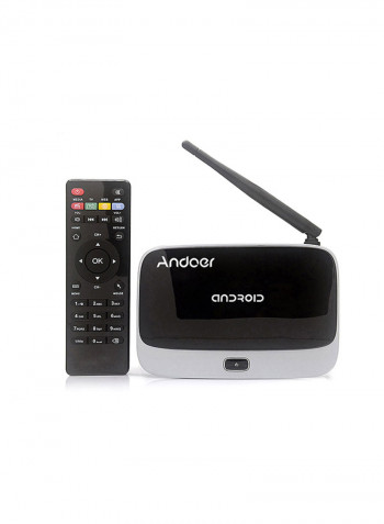 CS918 4K Smart TV Box V580 grey