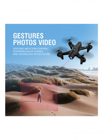 RC Drone with Camera Dual Camera Drone 4k RC Quadcopter WiFi FPV Drone Folding Drone Headless Mode One Key Return Drone with Portable Bag 3 Batteries Black 29*9*23cm