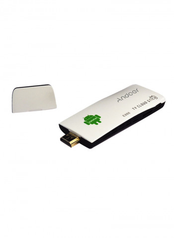 E888 Mini 4K Smart TV Dongle V856 white