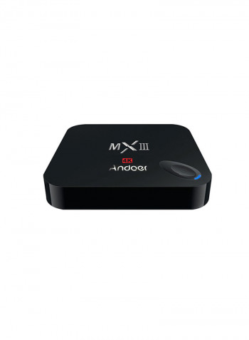 MXIII 4K Smart TV Box V752 Black