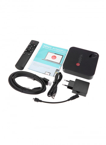 MXIII 4K Smart TV Box V988 black