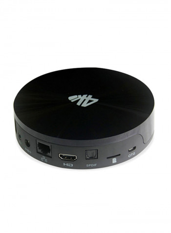 S82 4K Smart TV Box V640 Black