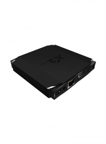 Android 9.0 Smart TV Set Up Box X3mini Black
