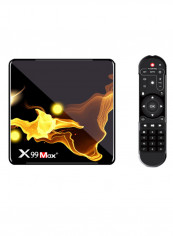 Decoding Miracast HD Media Player Set Top Box With Remote Control X99 MAX+ Black