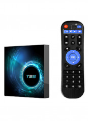 Smart TV Box Media Player With Remote Control V7313EU-64G Black/Blue