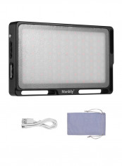 Mini Pocket Camera Fill Light With OLED Screen Black