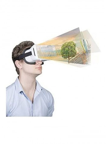 3D VR Headset Q02A White