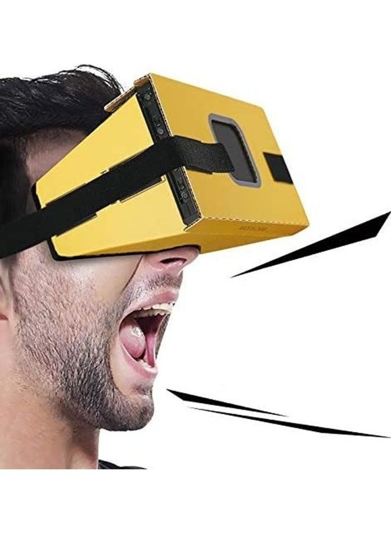 3D VR Headset Q08A Yellow