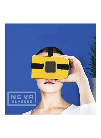 3D VR Headset Q08A Yellow