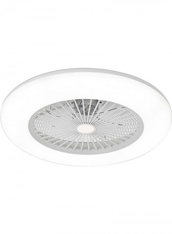 6-Colour 110V-120V Ceiling Fan With Dimmable LED Lights Multicolour 54x54x18cm