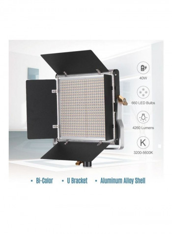 Adjustable Professional LED Video Light White