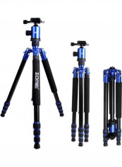Magnesium-Aluminum Alloy Live Camera Tripod Stand Black/Blue