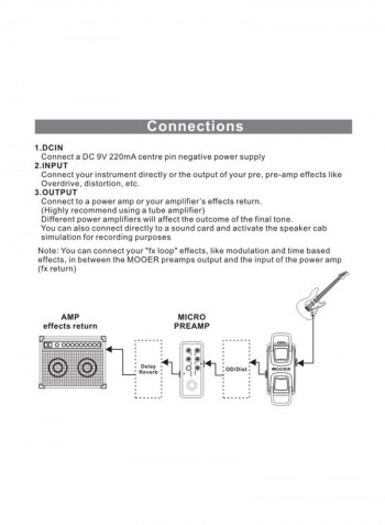 017 CALI-MKIV Digital Preamp Preamplifier Guitar Effect Pedal