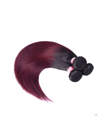 3-Bundle Weave Hair Extension Wine Red