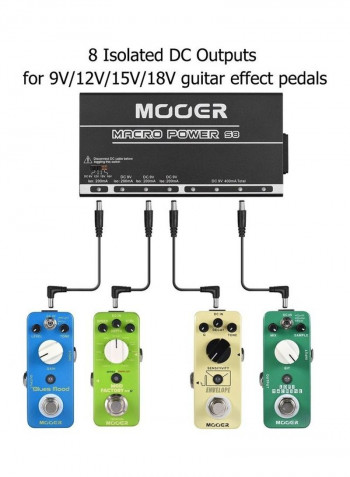 Macro Power S8 Professional Guitar Effect Power Supply Station Distributor