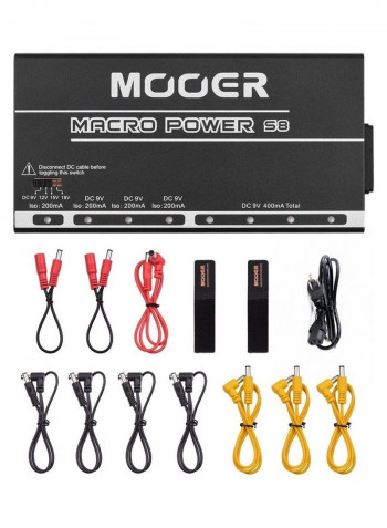 Macro Power S8 Professional Guitar Effect Power Supply Station Distributor