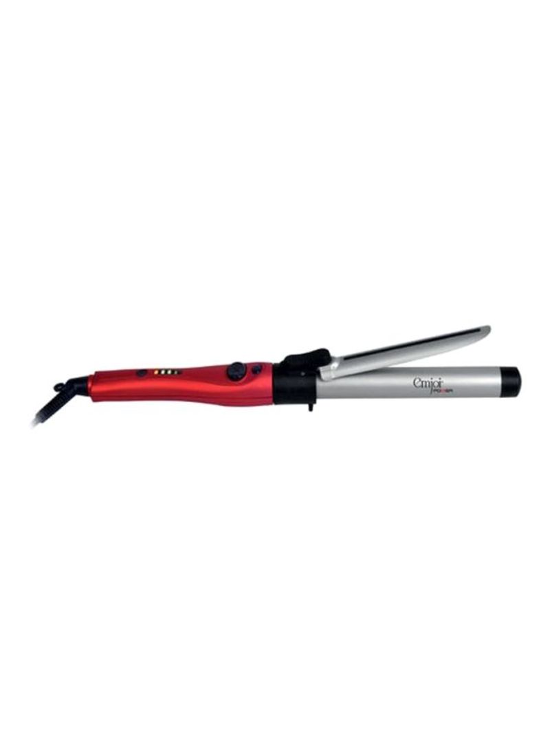 Classic Electric Hair Curler Red/Silver/Black