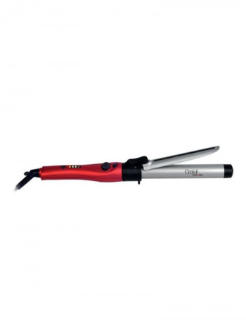 Classic Electric Hair Curler Red/Silver/Black