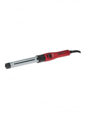 Classic Electric Hair Curler Red/Silver/Black