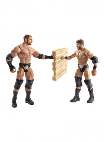 2-Piece Triple H Vs. Curt Axel With Pallet Action Figure Set BHM43