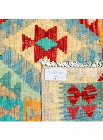 Al Fuad Hand Made Kilim Wool Caucasian Carpet Multicolour 4X6feet