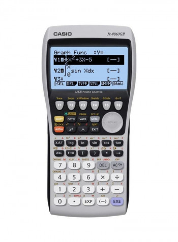 Multi-Purpose Graphing Calculator White/Blue/Black