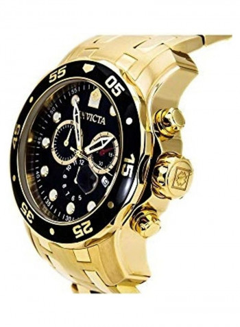 Stainless Steel Chronograph Quartz Watch
