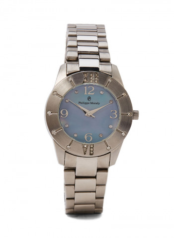 Women's Water Resistant Stainless Steel Analog Wrist Watch
