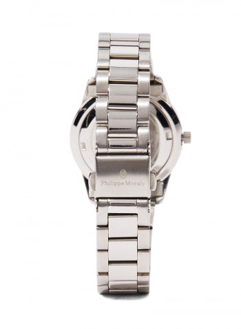 Women's Water Resistant Stainless Steel Analog Wrist Watch