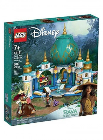 610-Piece Disney Raya and The Heart Palace Building Toy