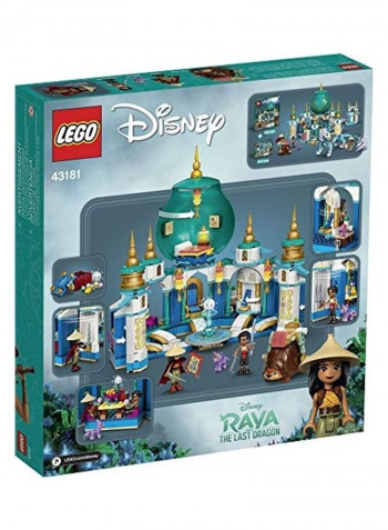 610-Piece Disney Raya and The Heart Palace Building Toy