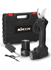Electric Cordless Pruning Shear With Carrying Case Black