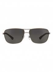 Men's UV-Protection Rectangular Sunglasses - Lens Size: 64 mm