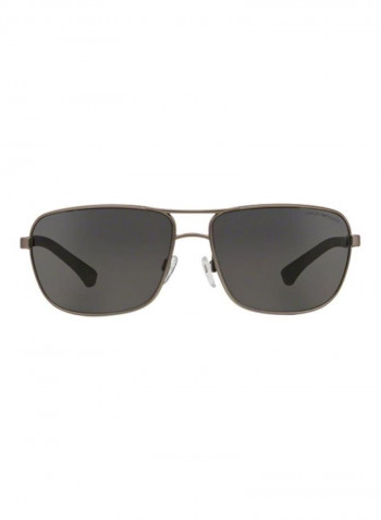 Men's UV-Protection Rectangular Sunglasses - Lens Size: 64 mm